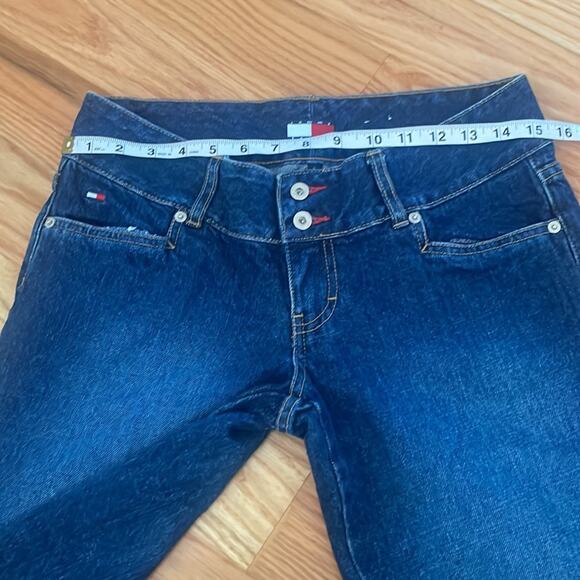 Tommy Hilfiger  Jeans Medium dark Wash No Back Pockets Size 9 - Picture 6 of 9